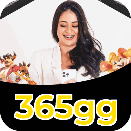 Interface do aplicativo 365gg mostrando jogos disponíveis no iOS e Android